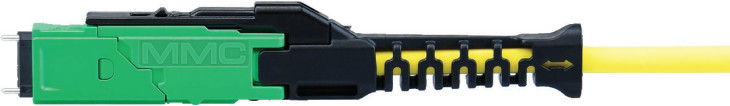 สายไฟเบอร์คอมแพคท์ กว้าง 50/125 MMC Connector Solutions ตัวเลือกสีที่กําหนดเอง