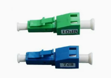 LC UPC/APC 3, 5, 10, 15, 20dB เครื่องลดความหนาของเส้นใยแสงเพศชาย-เพศหญิงที่มีร่างโลหะ