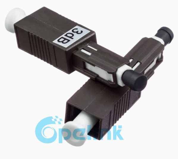 1310/1550nm Mu/PC Fiber Optic Attenuator -30dB ระยะอุณหภูมิขนาดใหญ่จากเพศชายไปเพศหญิง