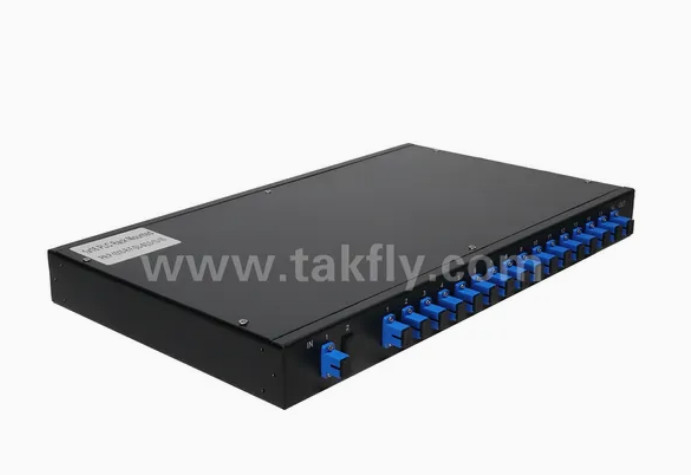 Gpon Epon 32 Port Rack Mount Fiber Optical Splitter Sc/APC Connector ความน่าเชื่อถือและความมั่นคงสูง