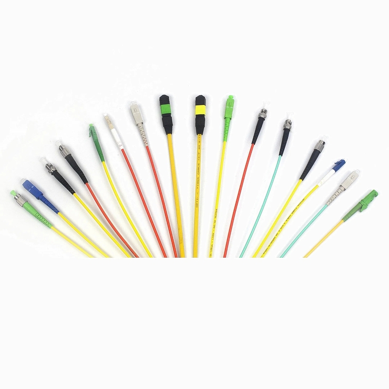 สายแพทช์คอร์ดใยแก้วนำแสง SC/LC/ST/FC ทนแรงดึง 100N PVC/LSZH