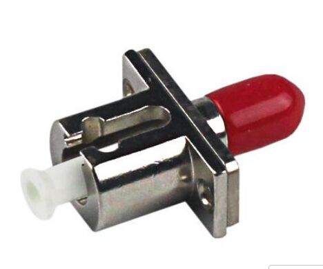 LC-ST SX Single Mode, Multimode Flange Fiber Optic Adapter สําหรับโทรคมนาคม