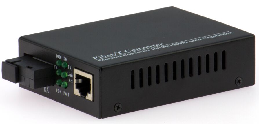 ตัวแปลงสื่อ 10/100 / 1000M