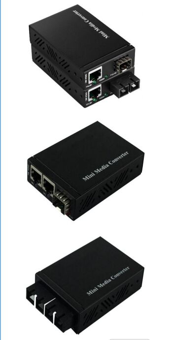 ตัวแปลงสื่อขนาดเล็ก 10/10011000Base-TX เป็น 1000Base-FX