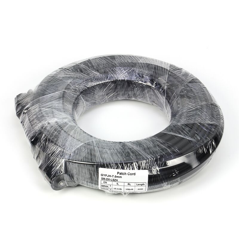 FTTH Drop Cable Patchcord G657A1 LZOH SC/APC-SC/APC, 3.0*2.0mm,
Non Messenger Wire