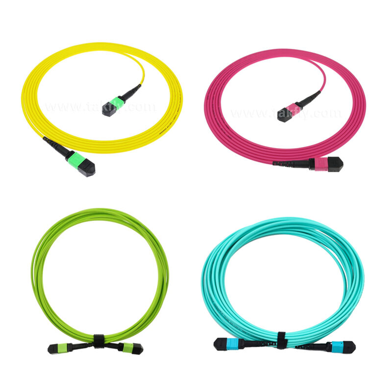 สายแพทช์คอร์ด MPO/MTP แบบซิงเกิลโหมด มัลติโหมด LSZH 8f/12f/24f สำหรับศูนย์ข้อมูล FTTX