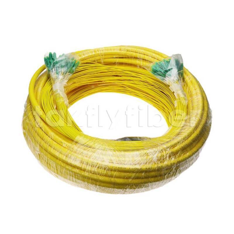 CPR Dca Rated 48 Cores LC Single Mode G657A1 Fiber Optic Fanout Cable Patchcord