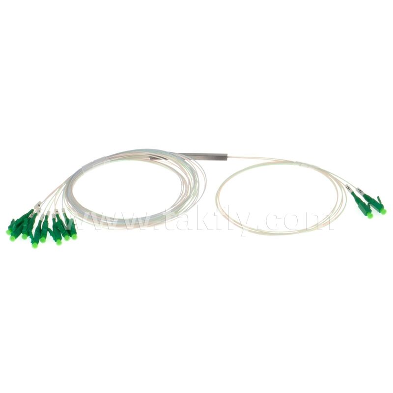 Fiber Optic PLC Splitter 2*N Steel Tube SC APC/UPC 0.9mm สำหรับ Data Center Telecom FTTX