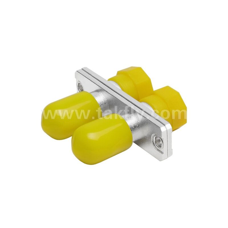 FC-ST Coupler Duplex Metal Hybrid Adapter หญิง/หญิง สายไฟเบอร์ออปติกสําหรับศูนย์ข้อมูล โทรคมนาคม FTTX