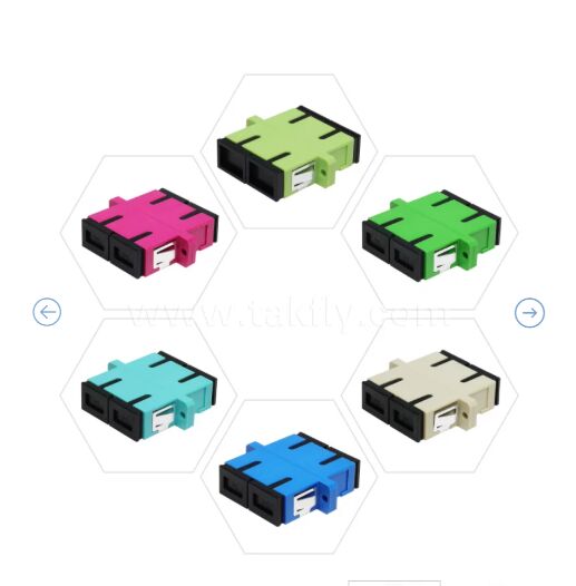 SC Duplex Fiber Optic Adapter, ความสูญเสียการใส่ที่ต่ําสําหรับเชื่อมต่อเคเบิลกับเคเบิลและเคเบิลกับอุปกรณ์