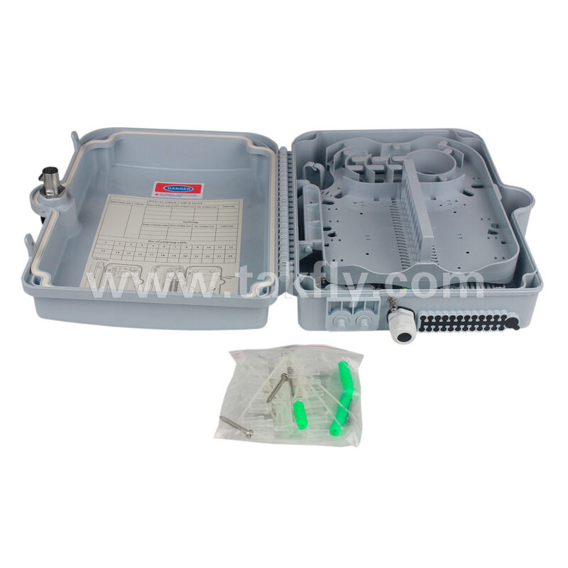 ตัวอย่าง FTKS-1805-24A2 กล่องปิดไฟเบอร์ออปติก หน่วยเชื่อมต่อเคเบิล Feed-to-Drop ที่น่าเชื่อถือและการป้องกันเครือข่ายสําหรับระบบ FTTx