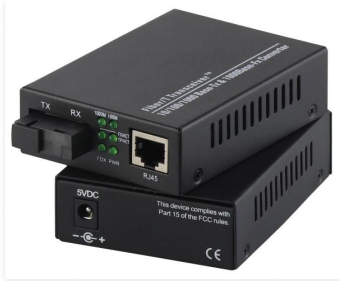 10/100/1000Base-TX ถึง 1000Base-FX SC ตัวแปลงสื่อไฟเบอร์เดี่ยว