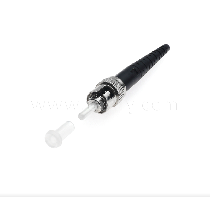 ST สายเชื่อมไฟเบอร์ออปติก รางบายอเน็ต Twist-Lock ความสูญเสียการใส่ที่ต่ํา คอมพลิเคชัน Multimode/Singlemode