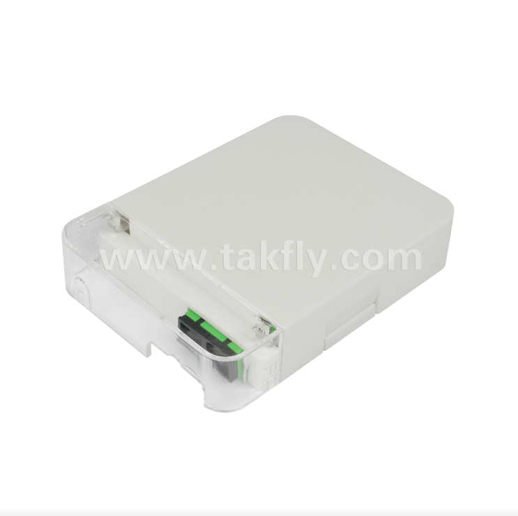 TKS-1806-02W FTTH สายไฟเบอร์ออปติก ติดกําแพง