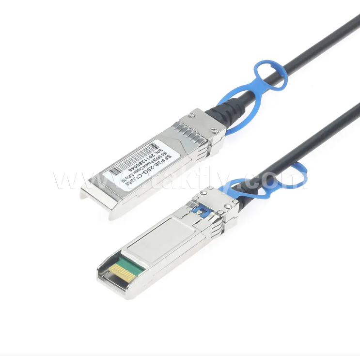 สายเคเบิล DAC ประสิทธิภาพสูง 25G SFP28 – เหมาะสำหรับสวิตช์ 25GbE และเครือข่ายศูนย์ข้อมูล