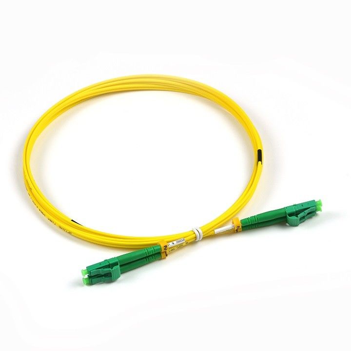 1310nm LC APC ถึง LC APC สายแพทช์ไฟเบอร์ออปติกดูเพล็กซ์ SM OS2 G657A1 LSZH Jacket