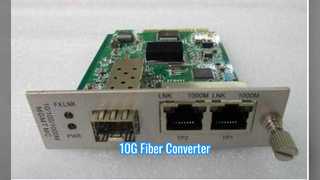10G Fiber Media Converter การเชื่อมต่อเครือข่ายที่เชื่อถือได้