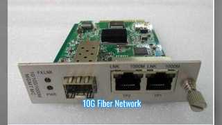 10G Fiber Media Converter การเชื่อมต่อเครือข่ายที่เชื่อถือได้