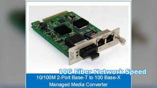 เครือข่ายที่เชื่อถือได้ของ Fiber Media Converter 10G