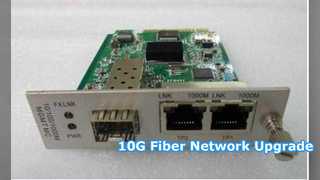 10G Fiber Media Converter การเชื่อมต่อเครือข่ายที่เชื่อถือได้