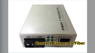 Gigabit Fiber Converter TX เป็น FX เครือข่ายที่รวดเร็ว