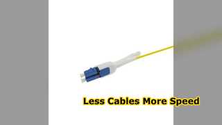 LC Uniboot Patchcord SM G657A2 สำหรับแอปพลิเคชันศูนย์ข้อมูลความหนาแน่นสูง