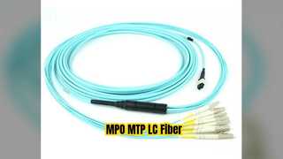 สายแพทช์ไฟเบอร์ออปติกฝ่าวงล้อม MPO MTP LC