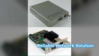 Managed Media Converter การเชื่อมต่อเครือข่ายที่เชื่อถือได้