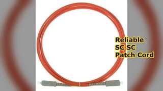 SC SC Patch Cord Duplex Simplex การเชื่อมต่อที่เชื่อถือได้